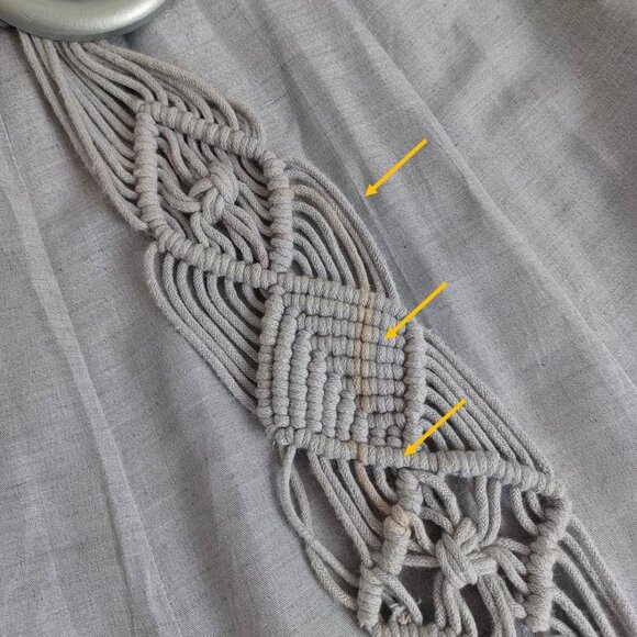 Linea Domani Lilac Grey Macramé Belted Crinkle Midi Skirt - Picture 15 of 16